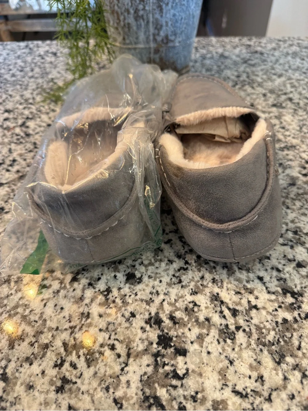 Steve Madden Gray Suede Slip-On Moccasin
